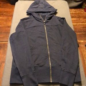 Blue hoodie